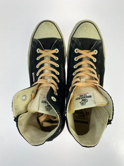 【ジャンク品】【メンズ】 CONVERSE コンバース × BREAKFAST CLUB ブレックファスト クラブ HI 1SE344 オールスター ゼット ハイ ハイカット スニーカー メンズ シューズ 靴 163-261018-em-40-min サイズ：29.0cm カラー：ブラック 万代Net店
