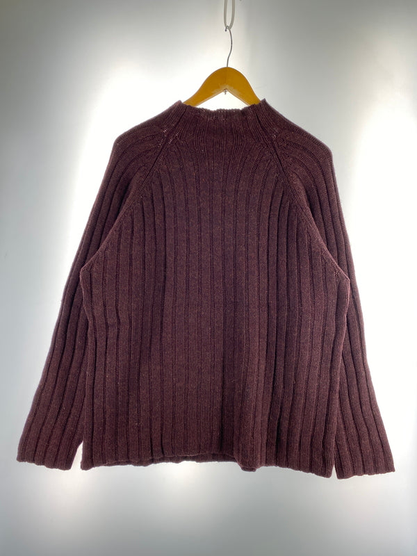 【中古品】【メンズ】 J CREW ジェイクルー 90S 巨人タグ RIBBED SWEATER 1990年代 リブド スウェーター メンズ トップス セーター 146-261014-KS-21-min サイズ：L カラー：ブラウン系 万代Net店