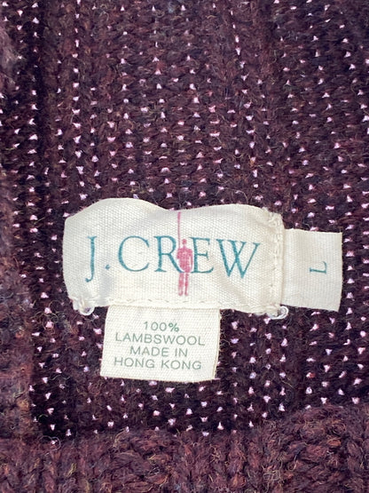 【中古品】【メンズ】 J CREW ジェイクルー 90S 巨人タグ RIBBED SWEATER 1990年代 リブド スウェーター メンズ トップス セーター 146-261014-KS-21-min サイズ：L カラー：ブラウン系 万代Net店
