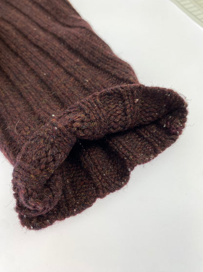 【中古品】【メンズ】 J CREW ジェイクルー 90S 巨人タグ RIBBED SWEATER 1990年代 リブド スウェーター メンズ トップス セーター 146-261014-KS-21-min サイズ：L カラー：ブラウン系 万代Net店