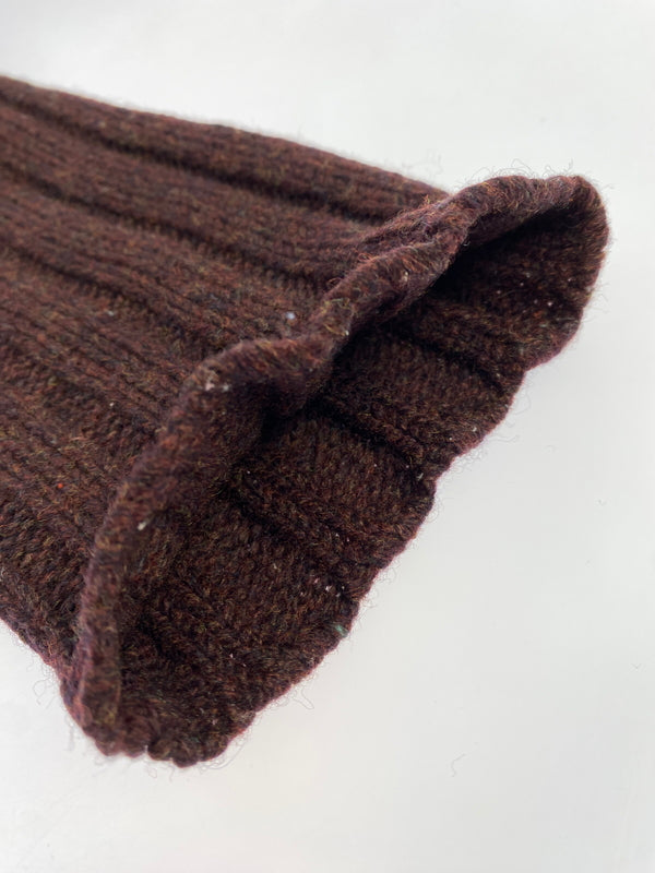 【中古品】【メンズ】 J CREW ジェイクルー 90S 巨人タグ RIBBED SWEATER 1990年代 リブド スウェーター メンズ トップス セーター 146-261014-KS-21-min サイズ：L カラー：ブラウン系 万代Net店