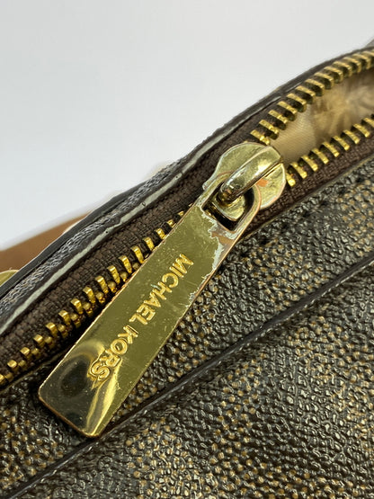 【現状渡し品】【レディース】 MICHAEL KORS マイケルコース HANDBAG 35H6GFSS1B ハンドバッグ レディース カバン 鞄 シグネチャー コンパクト 188-261025-em-14-min カラー：ブラウン 万代Net店
