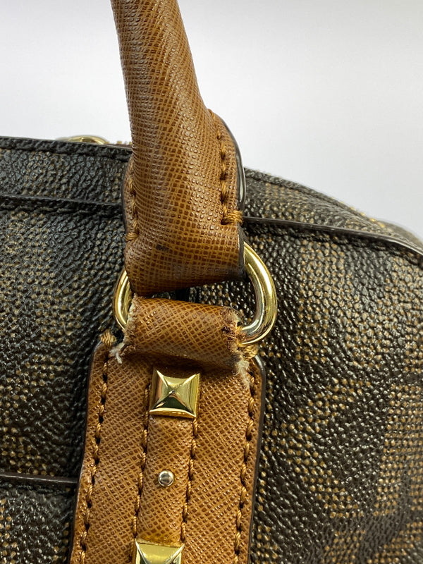【現状渡し品】【レディース】 MICHAEL KORS マイケルコース HANDBAG 35H6GFSS1B ハンドバッグ レディース カバン 鞄 シグネチャー コンパクト 188-261025-em-14-min カラー：ブラウン 万代Net店