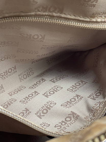 【現状渡し品】【レディース】 MICHAEL KORS マイケルコース HANDBAG 35H6GFSS1B ハンドバッグ レディース カバン 鞄 シグネチャー コンパクト 188-261025-em-14-min カラー：ブラウン 万代Net店