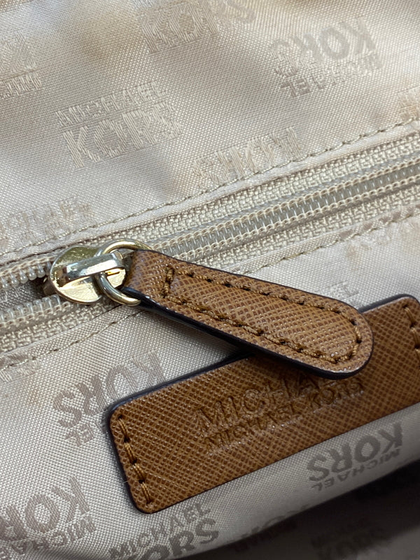 【現状渡し品】【レディース】 MICHAEL KORS マイケルコース HANDBAG 35H6GFSS1B ハンドバッグ レディース カバン 鞄 シグネチャー コンパクト 188-261025-em-14-min カラー：ブラウン 万代Net店