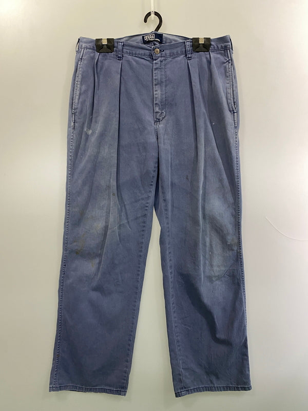 【現状渡し品】【メンズ】 POLO RALPH LAUREN ポロ・ラルフローレン POLO CHINO PANTS ポロ チノパンツ メンズ ボトムス チノパン 157-261022-em-59-min カラー：ブルー系 万代Net店