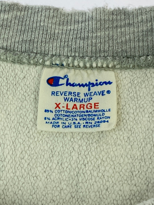 【現状渡し品】【メンズ】 CHAMPION チャンピオン 80S REVERSE WEAVE WARM UP SWEATSHIRT 1980年代 リバースウィーブ ウォームアップ スウェットシャツ メンズ トップス 146-261014-KS-20-min サイズ：XL カラー：グレー系 万代Net店