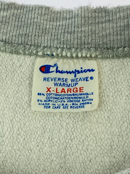 【現状渡し品】【メンズ】 CHAMPION チャンピオン 80S REVERSE WEAVE WARM UP SWEATSHIRT 1980年代 リバースウィーブ ウォームアップ スウェットシャツ メンズ トップス 146-261014-KS-20-min サイズ：XL カラー：グレー系 万代Net店