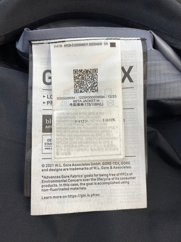 【中古品】【メンズ】 ARC'TERYX アークテリクス BETA JACKET ベータジャケット メンズ アウター 144-261014-KS-17-min サイズ：L カラー：ブラック 万代Net店