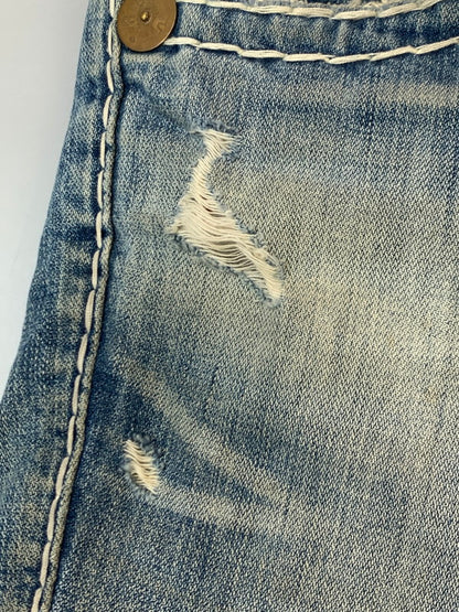 【ジャンク品】【メンズ】 TRUE RELIGION トゥルーレリジョン JOEY SUPER T DENIM PANTS 24-803NBT2 ョイ スーパーティー デニムパンツ メンズ ボトムス ジーンズ ジーパン 156-261020-em-65-min サイズ：31 カラー：インディゴ 万代Net店
