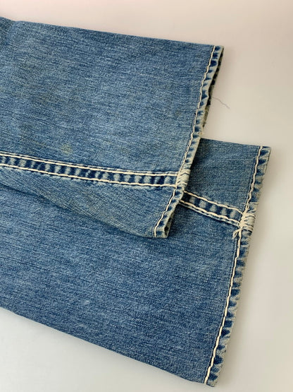 【ジャンク品】【メンズ】 TRUE RELIGION トゥルーレリジョン JOEY SUPER T DENIM PANTS 24-803NBT2 ョイ スーパーティー デニムパンツ メンズ ボトムス ジーンズ ジーパン 156-261020-em-65-min サイズ：31 カラー：インディゴ 万代Net店