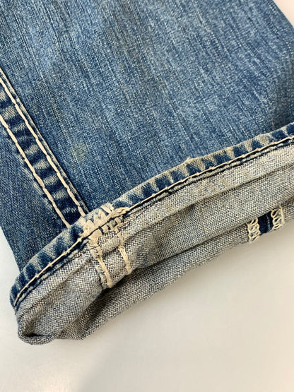 【ジャンク品】【メンズ】 TRUE RELIGION トゥルーレリジョン JOEY SUPER T DENIM PANTS 24-803NBT2 ョイ スーパーティー デニムパンツ メンズ ボトムス ジーンズ ジーパン 156-261020-em-65-min サイズ：31 カラー：インディゴ 万代Net店