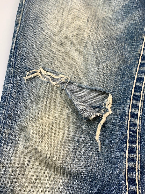 【ジャンク品】【メンズ】 TRUE RELIGION トゥルーレリジョン JOEY SUPER T DENIM PANTS 24-803NBT2 ョイ スーパーティー デニムパンツ メンズ ボトムス ジーンズ ジーパン 156-261020-em-65-min サイズ：31 カラー：インディゴ 万代Net店
