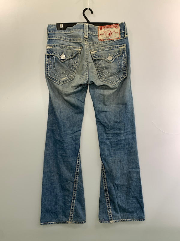 【ジャンク品】【メンズ】 TRUE RELIGION トゥルーレリジョン JOEY SUPER T DENIM PANTS 24-803NBT2 ョイ スーパーティー デニムパンツ メンズ ボトムス ジーンズ ジーパン 156-261020-em-65-min サイズ：31 カラー：インディゴ 万代Net店