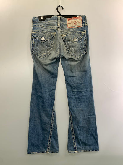 【ジャンク品】【メンズ】 TRUE RELIGION トゥルーレリジョン JOEY SUPER T DENIM PANTS 24-803NBT2 ョイ スーパーティー デニムパンツ メンズ ボトムス ジーンズ ジーパン 156-261020-em-65-min サイズ：31 カラー：インディゴ 万代Net店