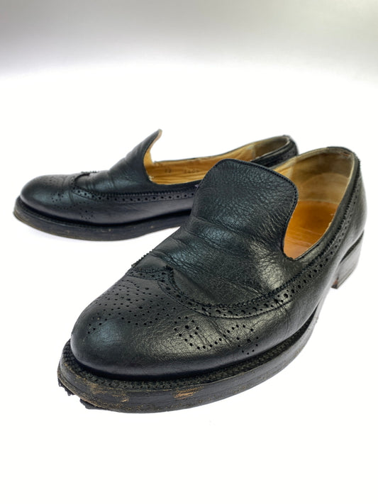 【現状渡し品】【メンズ】 YUKETEN ユケテン ウィングチップ ローファー 靴 シューズ 164-261021-hu-10-min サイズ：7Ｄ カラー：ブラック 万代Net店