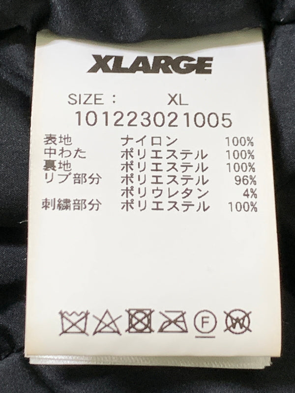 【中古品】【メンズ】 XLARGE エクストララージ NYLON PUFFER JKT 101223021005 ナイロンパファージャケット アウター 142-261020-yn-25-min サイズ：XL カラー：ブラック 万代Net店