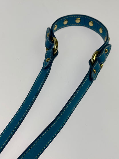 【現状渡し品】【レディース】 COACH コーチ シグネチャー ソーホー ショルダーバッグ 9758 レディース カバン 180-261025-em-13-min カラー：ブラウン × ターコイズブルー（金具：ゴールド） 万代Net店