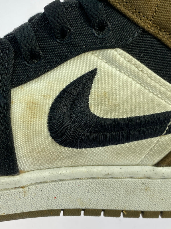 【中古品】【メンズ】 NIKE ナイキ WOMEN'S AIR JORDAN 1 MID SE OLIVE TOE DV0427-301 ウィメンズ エアジョーダン1 ミッド SE スニーカー メンズ シューズ 靴 160-261018-em-18-min サイズ：28.0cm カラー：ライトオリーブ / ブラック / セイル / ホワイト 万代Net店