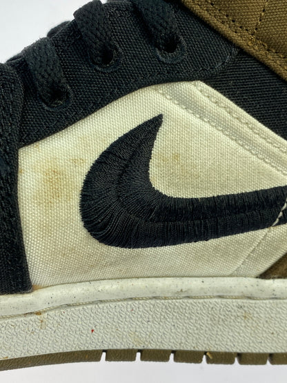 【中古品】【メンズ】 NIKE ナイキ WOMEN'S AIR JORDAN 1 MID SE OLIVE TOE DV0427-301 ウィメンズ エアジョーダン1 ミッド SE スニーカー メンズ シューズ 靴 160-261018-em-18-min サイズ：28.0cm カラー：ライトオリーブ / ブラック / セイル / ホワイト 万代Net店