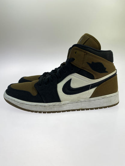 【中古品】【メンズ】 NIKE ナイキ WOMEN'S AIR JORDAN 1 MID SE OLIVE TOE DV0427-301 ウィメンズ エアジョーダン1 ミッド SE スニーカー メンズ シューズ 靴 160-261018-em-18-min サイズ：28.0cm カラー：ライトオリーブ / ブラック / セイル / ホワイト 万代Net店