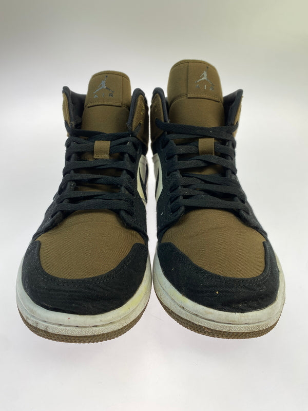 【中古品】【メンズ】 NIKE ナイキ WOMEN'S AIR JORDAN 1 MID SE OLIVE TOE DV0427-301 ウィメンズ エアジョーダン1 ミッド SE スニーカー メンズ シューズ 靴 160-261018-em-18-min サイズ：28.0cm カラー：ライトオリーブ / ブラック / セイル / ホワイト 万代Net店