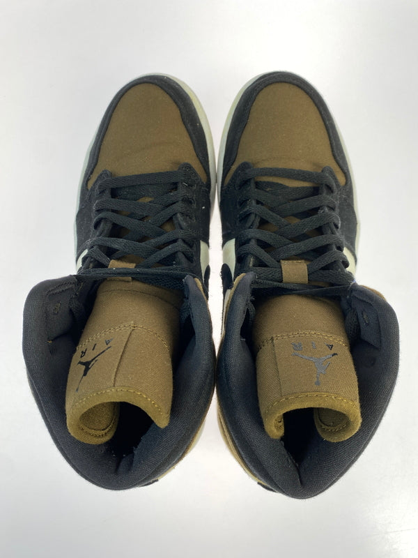 【中古品】【メンズ】 NIKE ナイキ WOMEN'S AIR JORDAN 1 MID SE OLIVE TOE DV0427-301 ウィメンズ エアジョーダン1 ミッド SE スニーカー メンズ シューズ 靴 160-261018-em-18-min サイズ：28.0cm カラー：ライトオリーブ / ブラック / セイル / ホワイト 万代Net店