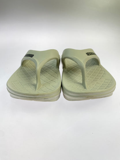 【中古品】【メンズ】 NEIGHBORHOOD ネイバーフッド RIG FOOTWEAR FIIP FLOP 2.0 リグフットウェア フリップフロップ ツーポイント サンダル 164-261018-em-47-min サイズ：L カラー：グレー 万代Net店