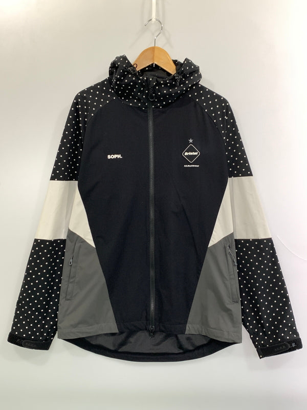 【中古品】【メンズ】 FCRB エフシーアールビー MULTI PATTERN JACKET FCRB-210010 マルチパターン ジャケット メンズ アウター 142-261017-KS-07-min サイズ：L カラー：ブラック/グレー/ホワイト 万代Net店