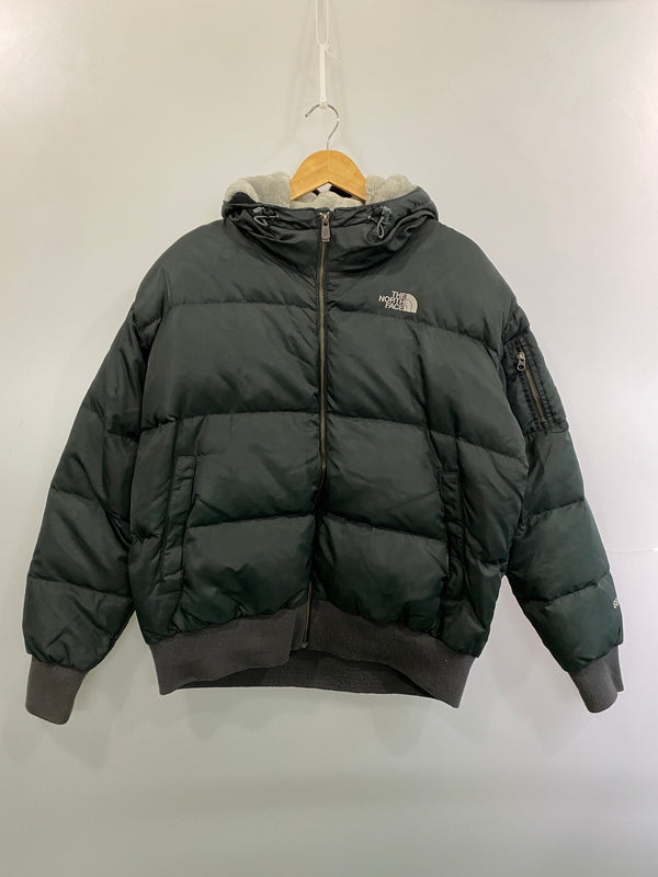 【中古品】【メンズ】 THE NORTH FACE ザ・ノースフェイス 550 FILLPOWER DOWN JACKET フィルパワーダウンジャケット メンズ アウター 防寒 144-261015-em-26-min サイズ：ウィメンズ XL カラー：ダークグリーン 万代Net店