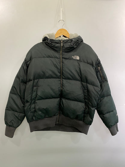 【中古品】【メンズ】 THE NORTH FACE ザ・ノースフェイス 550 FILLPOWER DOWN JACKET フィルパワーダウンジャケット メンズ アウター 防寒 144-261015-em-26-min サイズ：ウィメンズ XL カラー：ダークグリーン 万代Net店