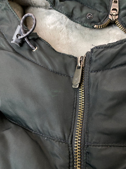 【中古品】【メンズ】 THE NORTH FACE ザ・ノースフェイス 550 FILLPOWER DOWN JACKET フィルパワーダウンジャケット メンズ アウター 防寒 144-261015-em-26-min サイズ：ウィメンズ XL カラー：ダークグリーン 万代Net店