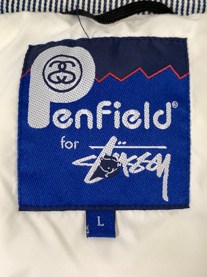 【中古品】【メンズ】 PENFIELD ペンフィールド × STUSSY DOWN VEST ステューシー ダウンベスト アウター 142-261020-yn-22-min サイズ：L カラー：ネイビー 万代Net店