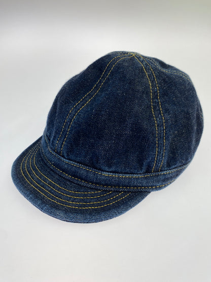 【中古品】【メンズ/レディース】 UES ウエス メカニックキャップ ワークキャップ 帽子 185-261025-em-06-min サイズ：M カラー：インディゴブルー 万代Net店