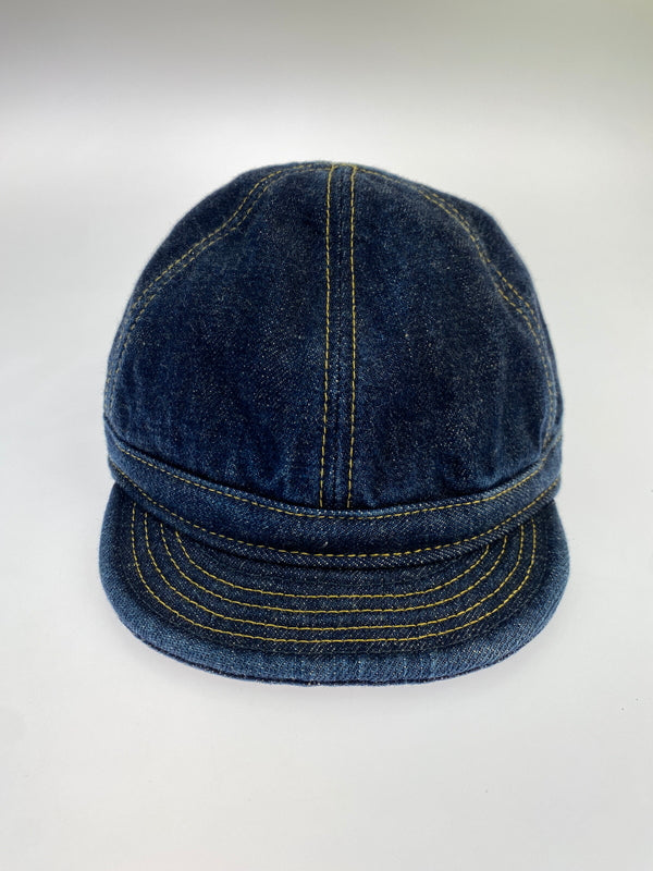 【中古品】【メンズ/レディース】 UES ウエス メカニックキャップ ワークキャップ 帽子 185-261025-em-06-min サイズ：M カラー：インディゴブルー 万代Net店