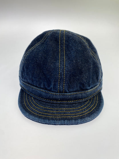 【中古品】【メンズ/レディース】 UES ウエス メカニックキャップ ワークキャップ 帽子 185-261025-em-06-min サイズ：M カラー：インディゴブルー 万代Net店