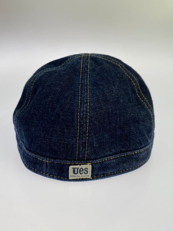 【中古品】【メンズ/レディース】 UES ウエス メカニックキャップ ワークキャップ 帽子 185-261025-em-06-min サイズ：M カラー：インディゴブルー 万代Net店