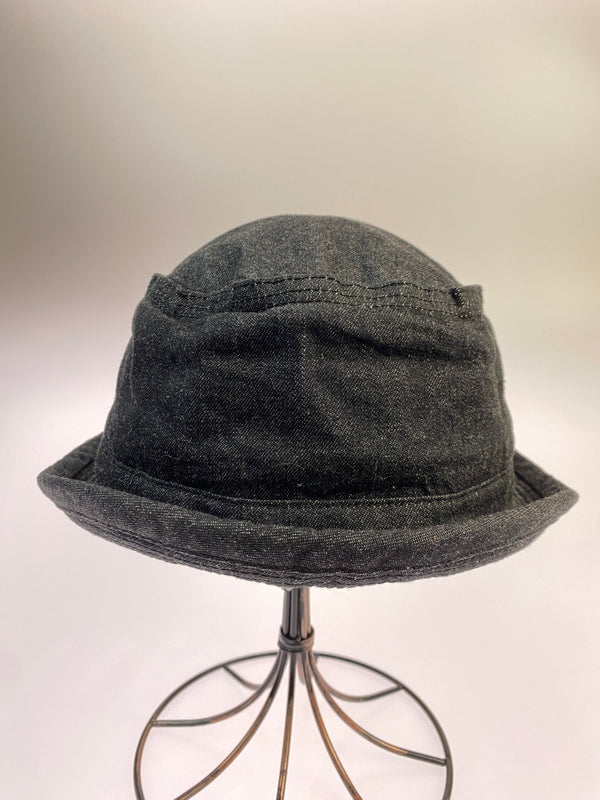 【中古品】【メンズ/レディース】 SUGARCANE シュガーケーン 10oz. デニム ポークパイハット SCO2466 10オンス ハット 帽子 185-261025-em-09-min サイズ：7 1/4 カラー：インディゴブラック 万代Net店