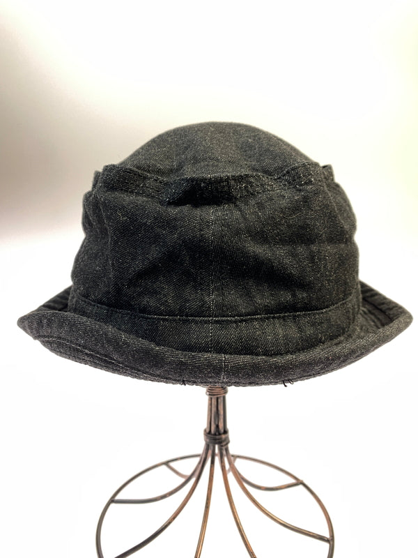 【中古品】【メンズ/レディース】 SUGARCANE シュガーケーン 10oz. デニム ポークパイハット SCO2466 10オンス ハット 帽子 185-261025-em-09-min サイズ：7 1/4 カラー：インディゴブラック 万代Net店