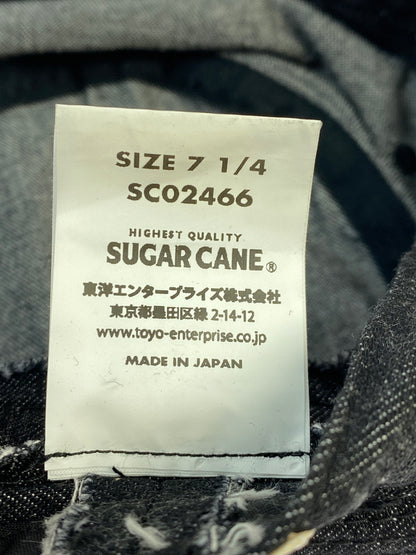 【中古品】【メンズ/レディース】 SUGARCANE シュガーケーン 10oz. デニム ポークパイハット SCO2466 10オンス ハット 帽子 185-261025-em-09-min サイズ：7 1/4 カラー：インディゴブラック 万代Net店