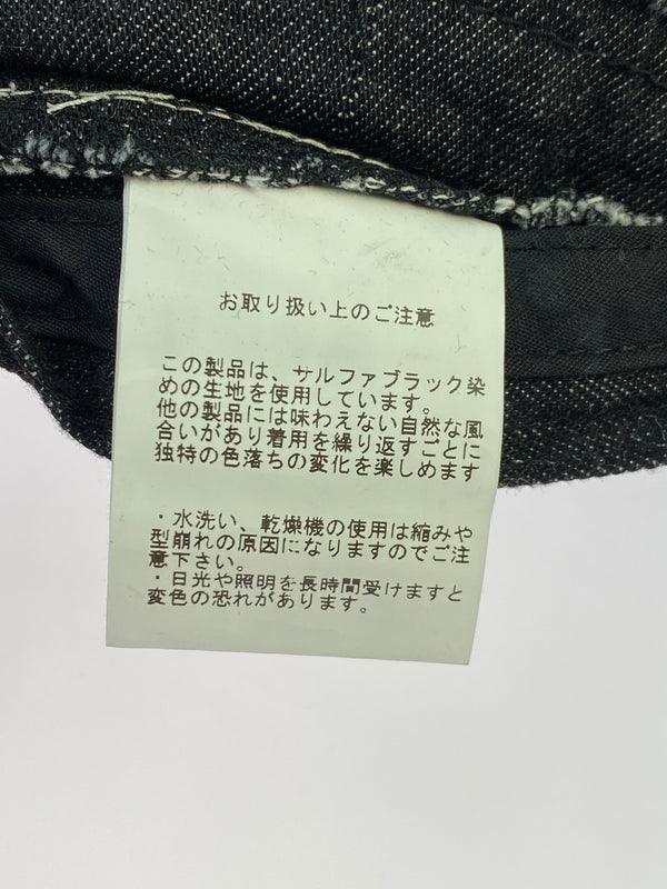 【中古品】【メンズ/レディース】 SUGARCANE シュガーケーン 10oz. デニム ポークパイハット SCO2466 10オンス ハット 帽子 185-261025-em-09-min サイズ：7 1/4 カラー：インディゴブラック 万代Net店