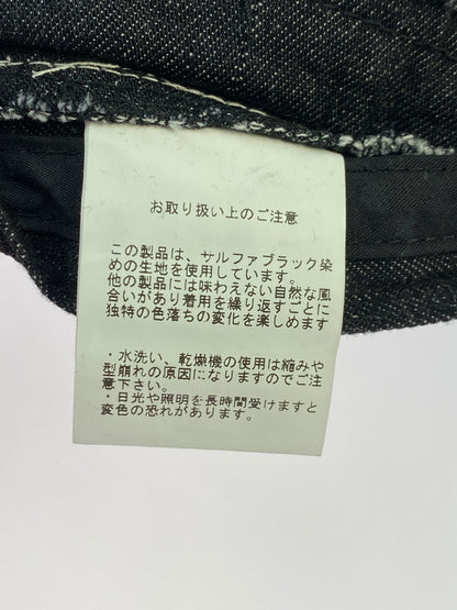 【中古品】【メンズ/レディース】 SUGARCANE シュガーケーン 10oz. デニム ポークパイハット SCO2466 10オンス ハット 帽子 185-261025-em-09-min サイズ：7 1/4 カラー：インディゴブラック 万代Net店