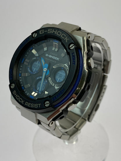 【中古品】【メンズ】 G-SHOCK ジーショック GST-W100D 電波ソーラー 腕時計 196-261027-jt-14-min カラー：シルバー 万代Net店
