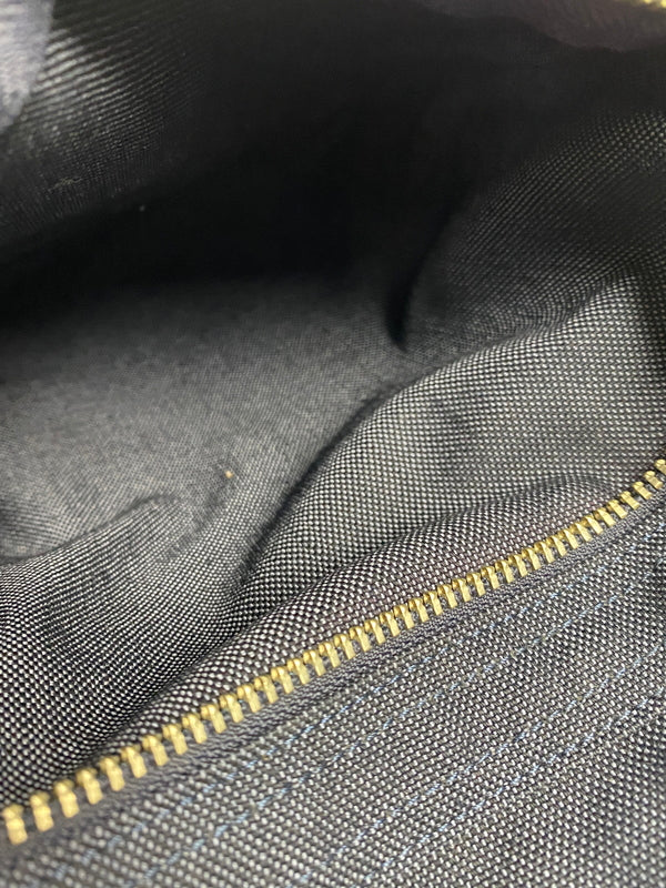 【中古品】【メンズ/レディース】 PORTER SMOKY SHOULDER BAG スモーキー バッグ 縦型 ショルダーバッグ 吉田カバン コットン 鞄 肩掛け 188-261025-em-19-min カラー：ネイビー 万代Net店