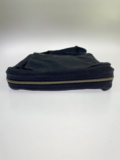 【中古品】【メンズ/レディース】 PORTER SMOKY SHOULDER BAG スモーキー バッグ 縦型 ショルダーバッグ 吉田カバン コットン 鞄 肩掛け 188-261025-em-19-min カラー：ネイビー 万代Net店