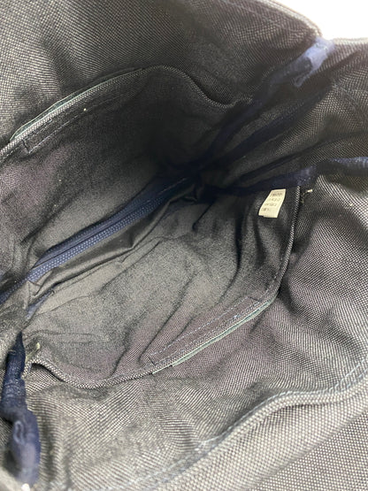 【中古品】【メンズ/レディース】 PORTER SMOKY SHOULDER BAG スモーキー バッグ 縦型 ショルダーバッグ 吉田カバン コットン 鞄 肩掛け 188-261025-em-19-min カラー：ネイビー 万代Net店