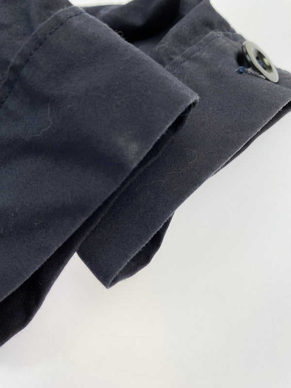 【中古品】【メンズ】 DANTON ダントン LS COTTON COVERALL ロングスリーブ コットンカバーオール JD-8977 長袖 シャツ 140-261023-hu-23-min サイズ：38 カラー：ネイビー 万代Net店