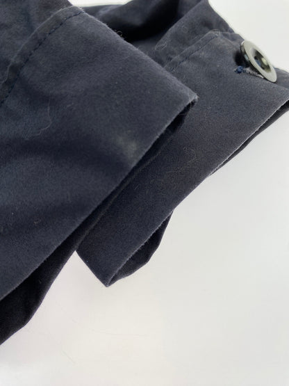 【中古品】【メンズ】 DANTON ダントン LS COTTON COVERALL ロングスリーブ コットンカバーオール JD-8977 長袖 シャツ 140-261023-hu-23-min サイズ：38 カラー：ネイビー 万代Net店