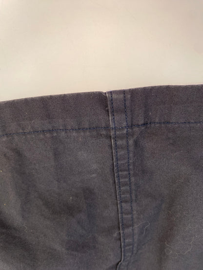 【中古品】【メンズ】 DANTON ダントン LS COTTON COVERALL ロングスリーブ コットンカバーオール JD-8977 長袖 シャツ 140-261023-hu-23-min サイズ：38 カラー：ネイビー 万代Net店