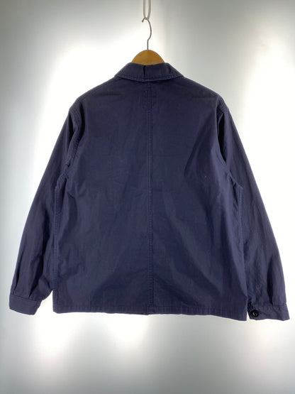 【中古品】【メンズ】 DANTON ダントン LS COTTON COVERALL ロングスリーブ コットンカバーオール JD-8977 長袖 シャツ 140-261023-hu-23-min サイズ：38 カラー：ネイビー 万代Net店